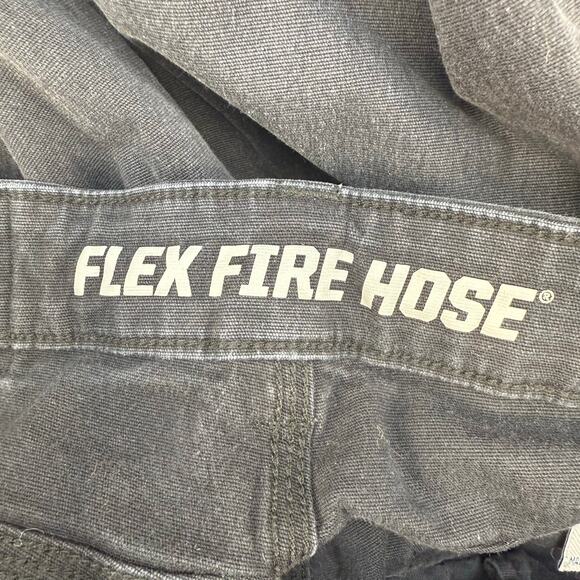 Duluth Trading Co. Jeans Men's 34x32 Black Flex Firehose Straight Leg Work EUC - Picture 5 of 15